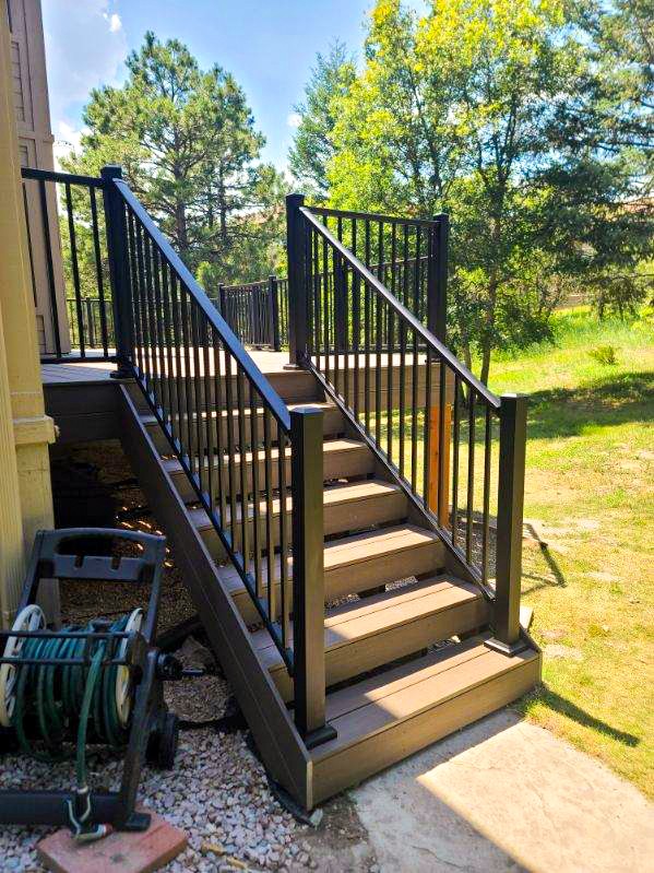 Custom deck project in Fountain