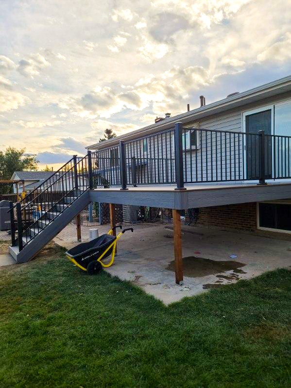 Custom deck project in Black Forest