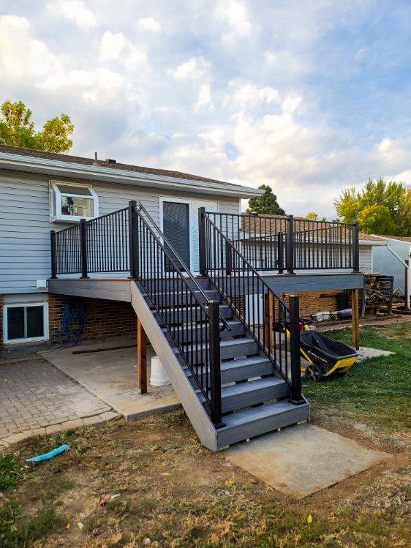 Custom deck project in Calhan