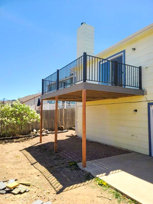 Outdoor living space in Calhan