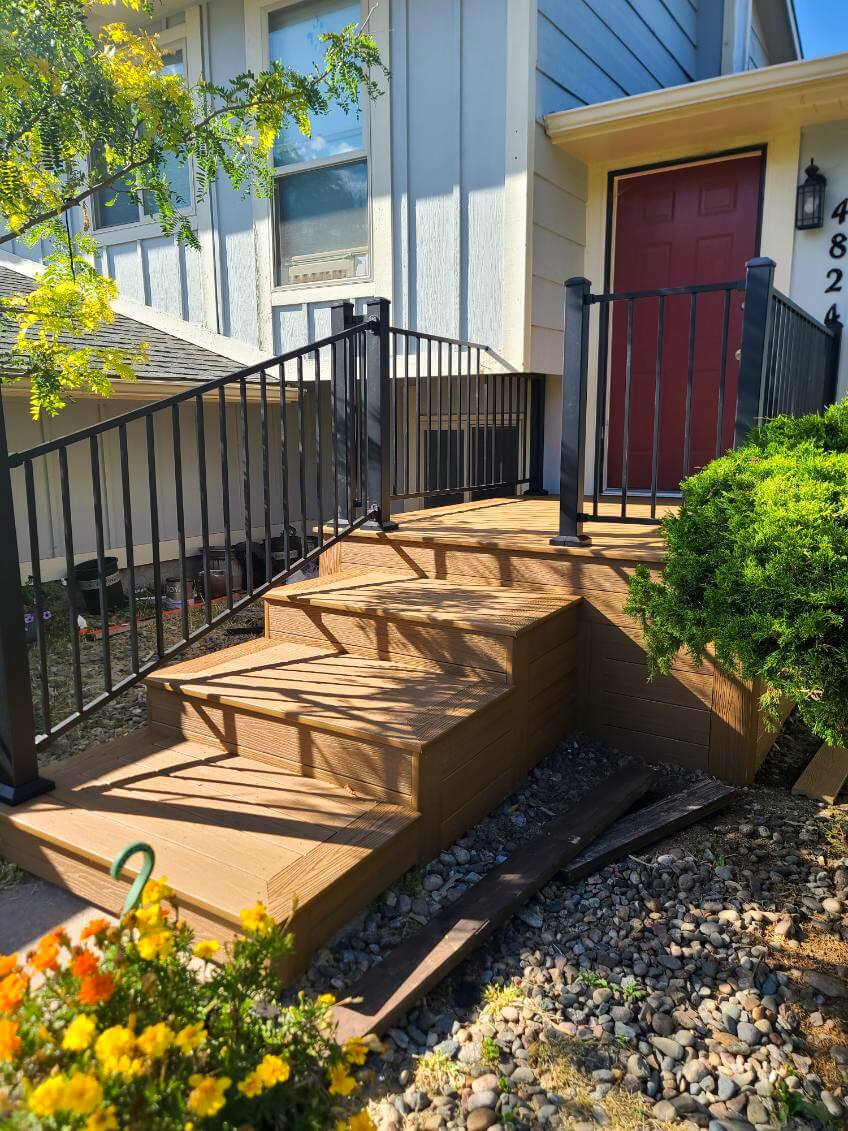 Custom deck project in Cascade-Chipita Park