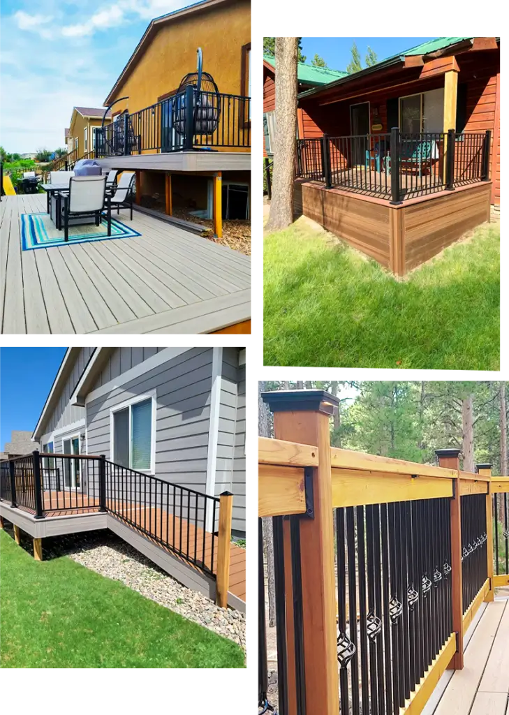 Custom deck project in Divide