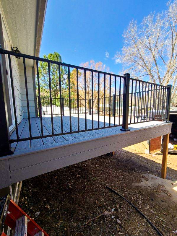Custom deck project in Palmer Lake
