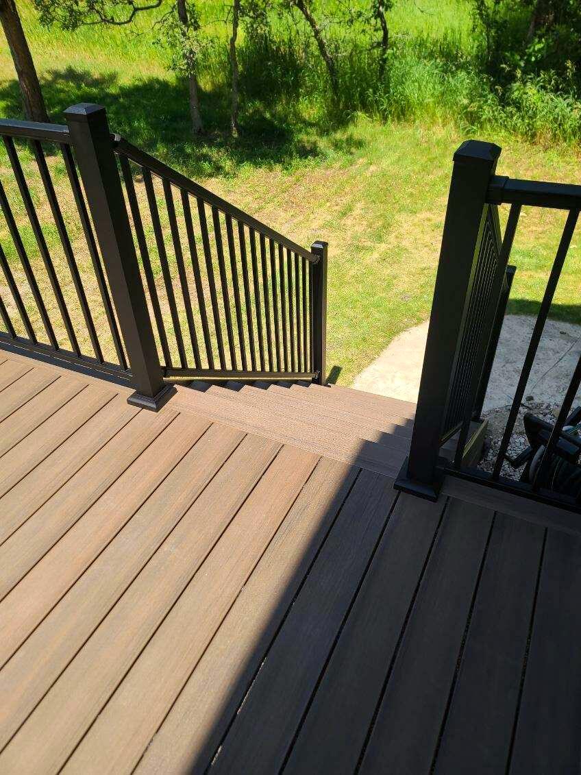 Custom deck project in Manitou Springs