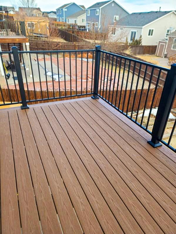 Custom deck project in Woodmoor