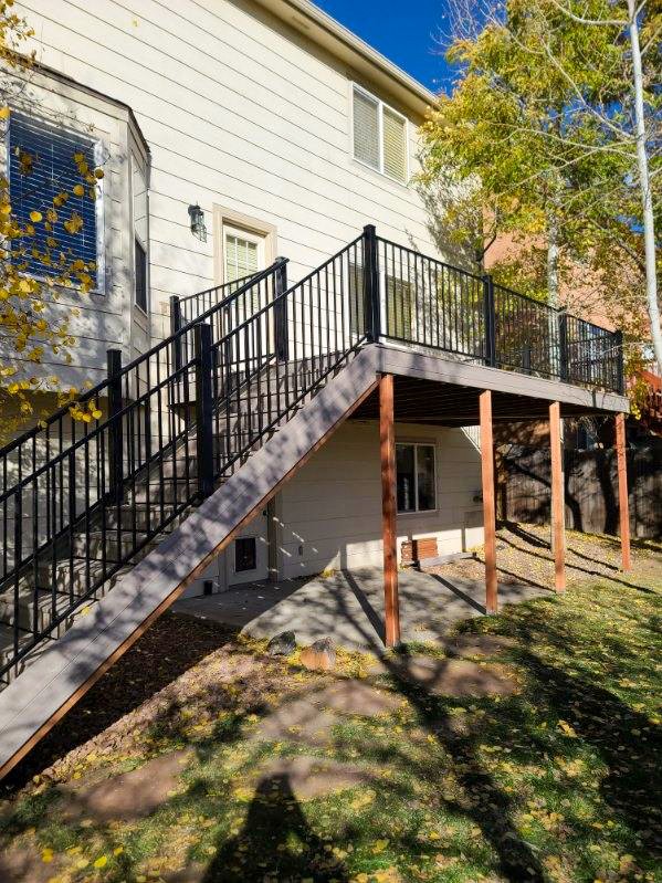 Custom deck project in Peyton